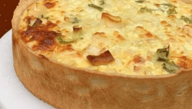 Quiche de Palmito e Alho-Poró